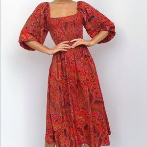 Soft, flowy midi dress